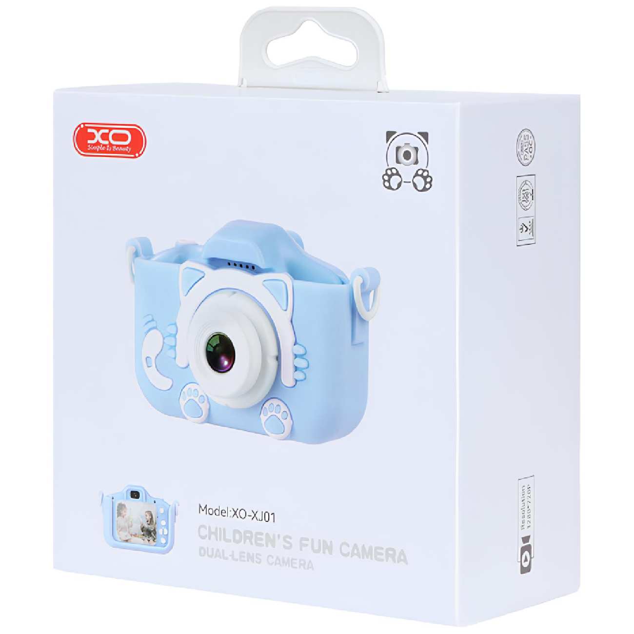 دوربین عکاسی و فیلم برداری کودکانه فانتزی با لنز دوگانه ایکس او XJ01