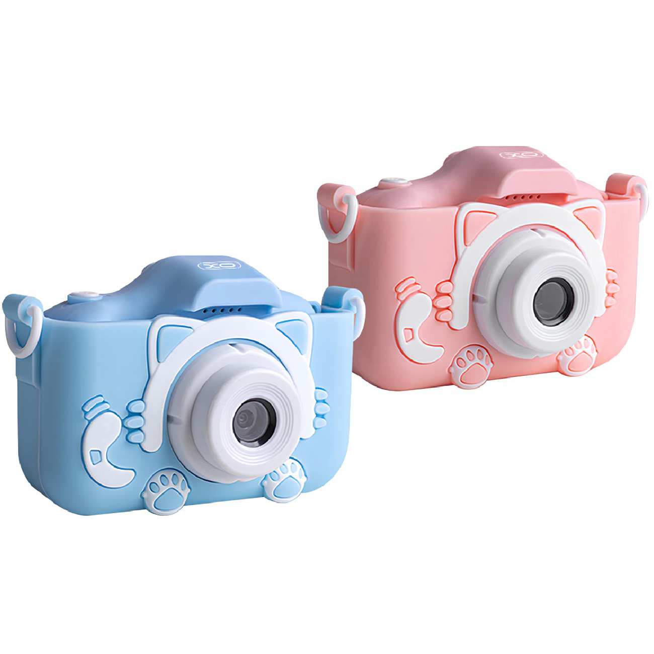 دوربین عکاسی و فیلم برداری کودکانه فانتزی با لنز دوگانه ایکس او XJ01