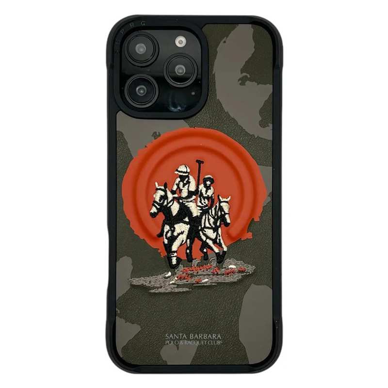 قاب گوشی آیفون 16 پرومکس سانتا باربارا پولو راکت کلاب SB-IP16SPVGL-P6.9BLK