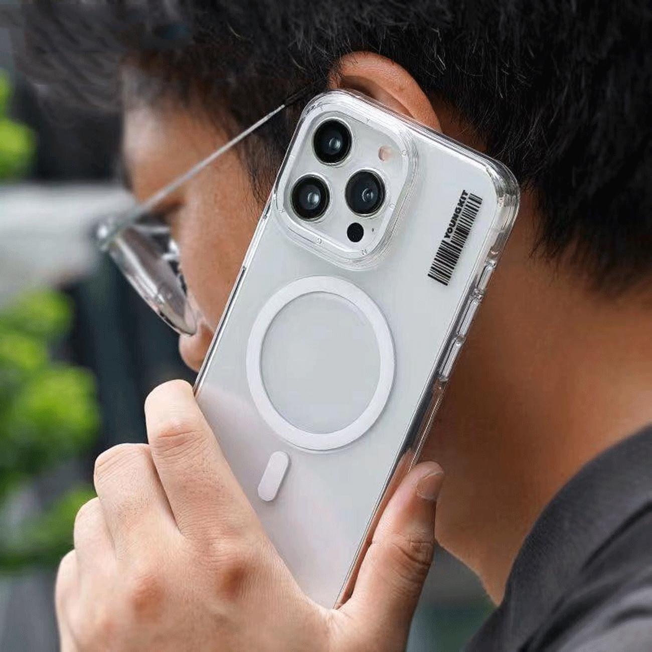 قاب شفاف گوشی آیفون 16 پرو یانگکیت JDcx002