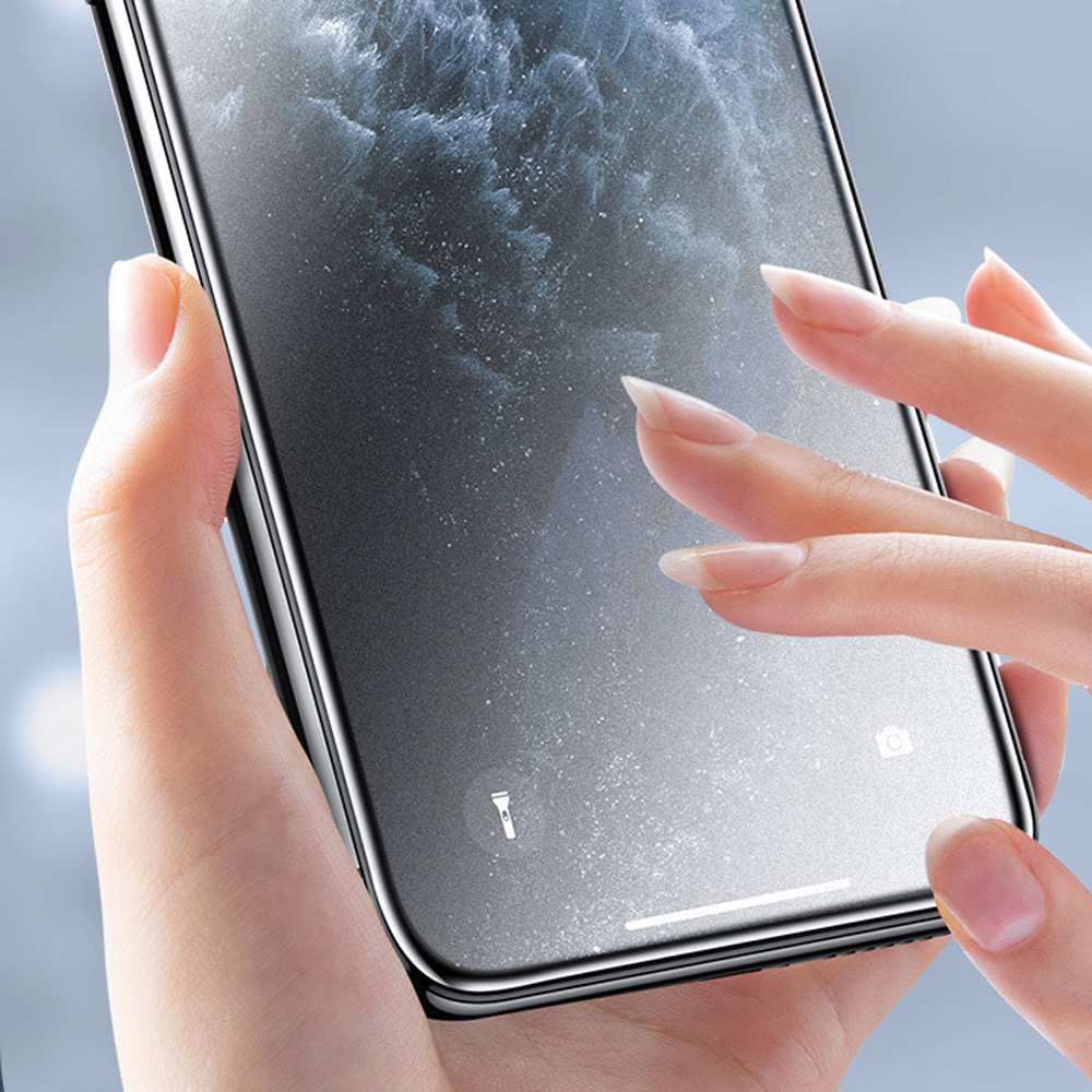 گلس شیشه ای آنتی استاتیک آیفون 15 پرو Wotaer