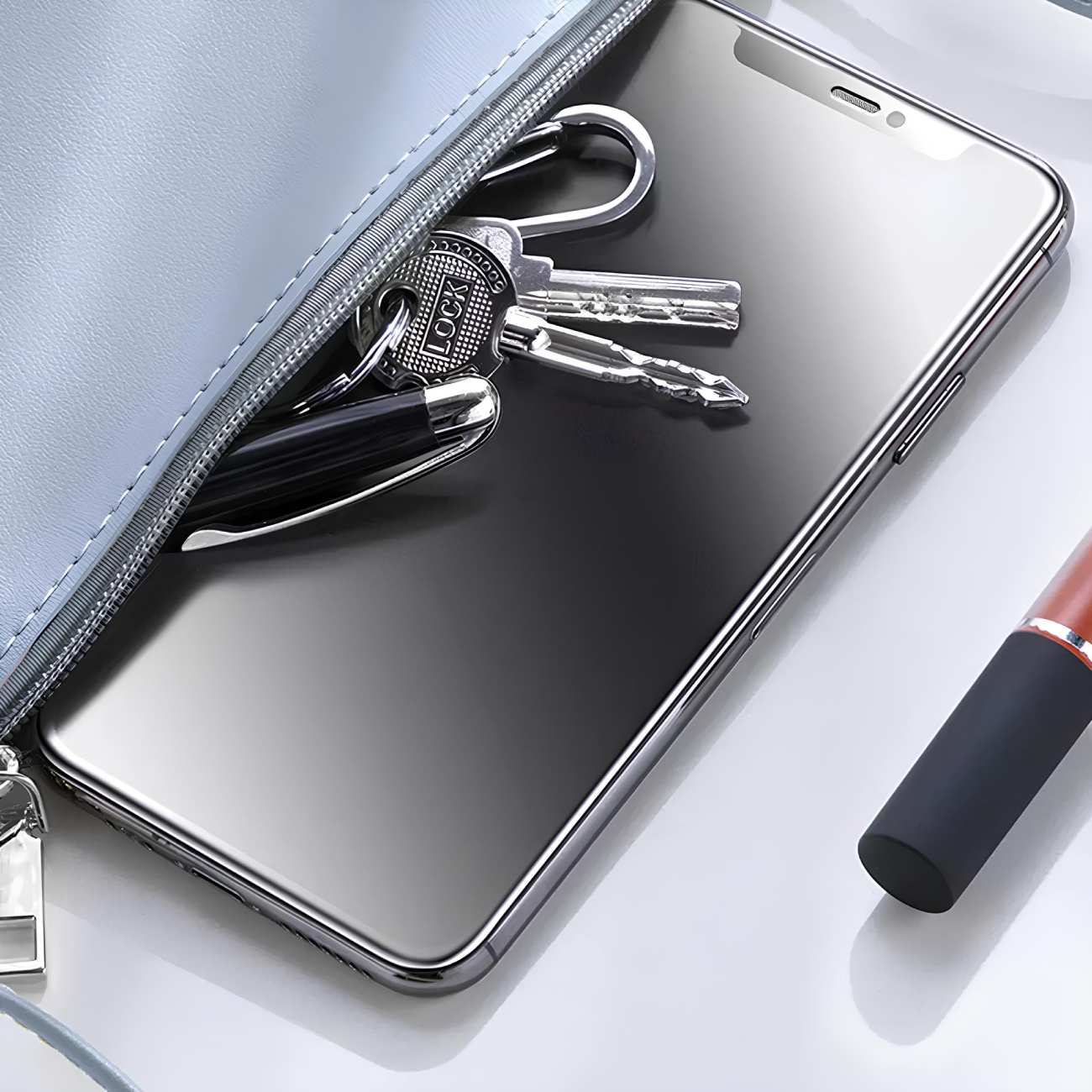 گلس شیشه ای آنتی استاتیک آیفون 15 Wotaer