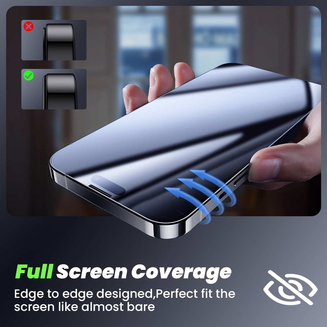 گلس گوشی آیفون 16 تمام چسب SUPEREDGE