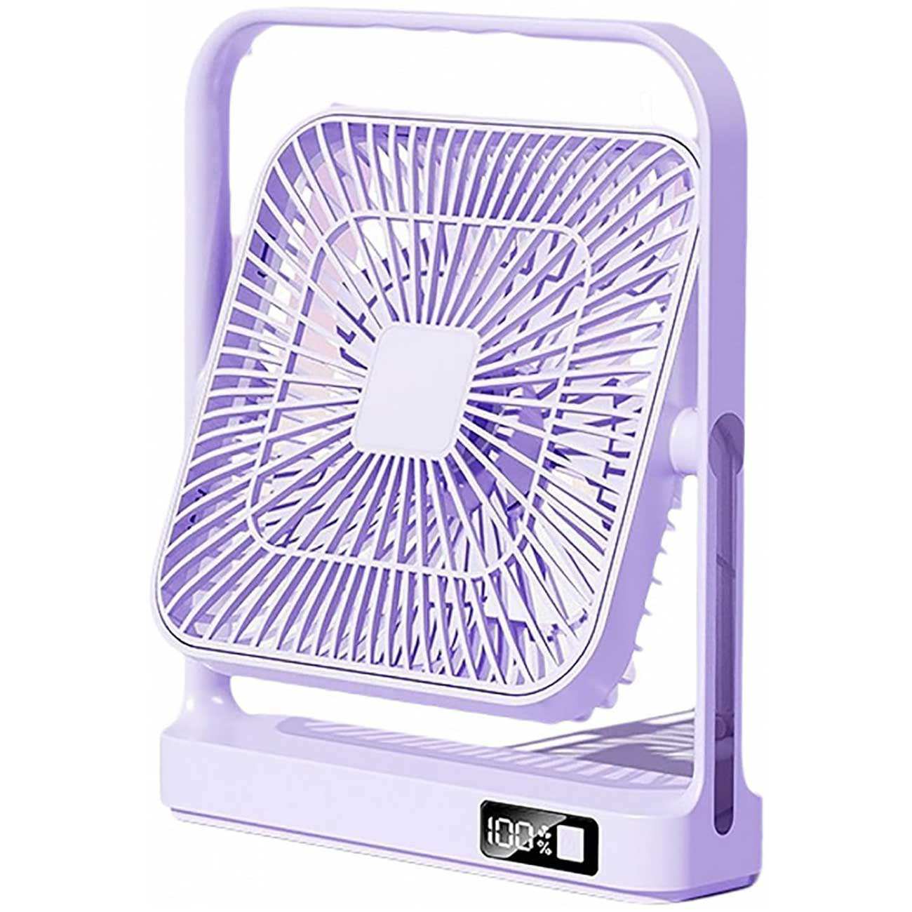 پنکه رومیزی شارژی 5 سرعته دارای نمایشگر دیجیتال M10