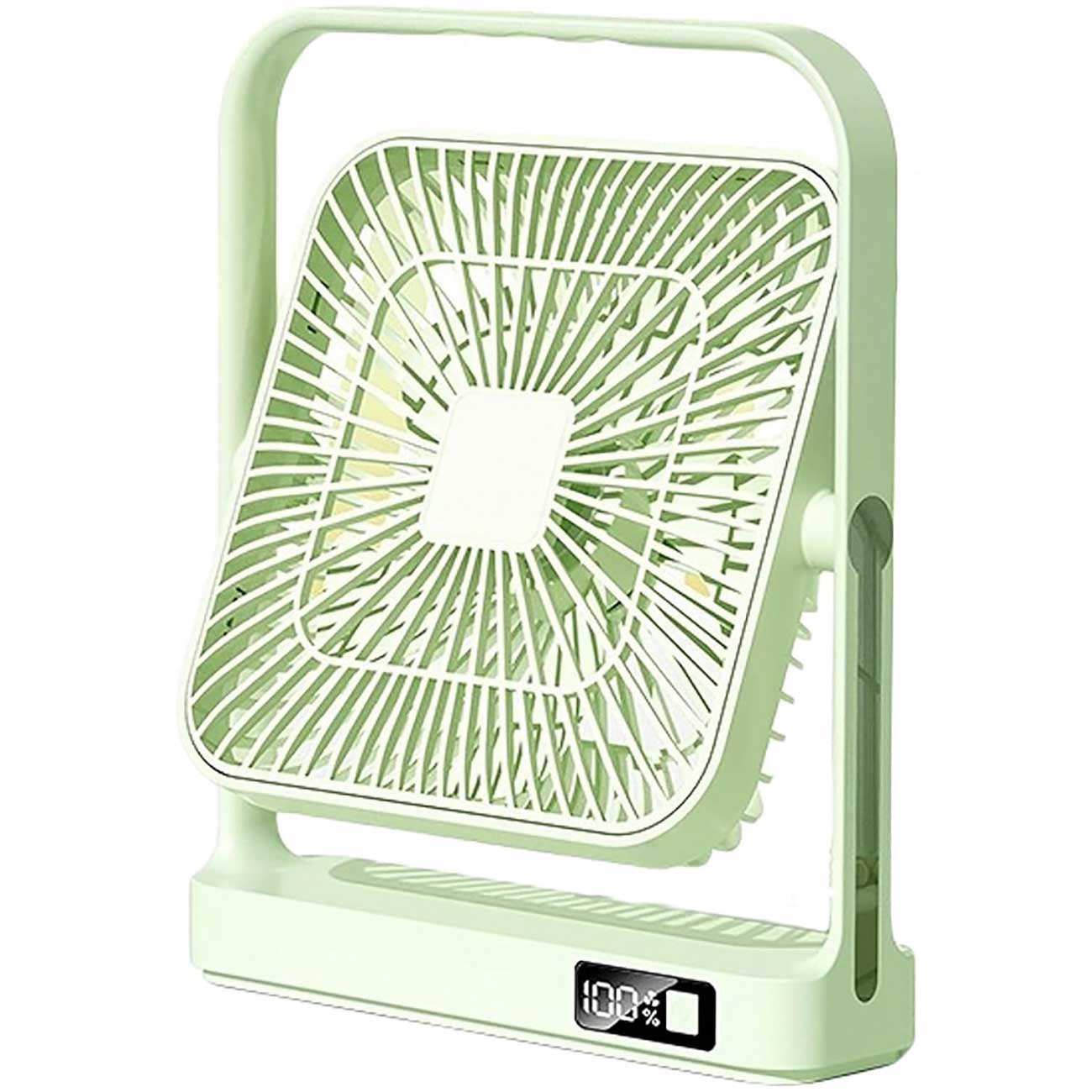 پنکه رومیزی شارژی 5 سرعته دارای نمایشگر دیجیتال M10