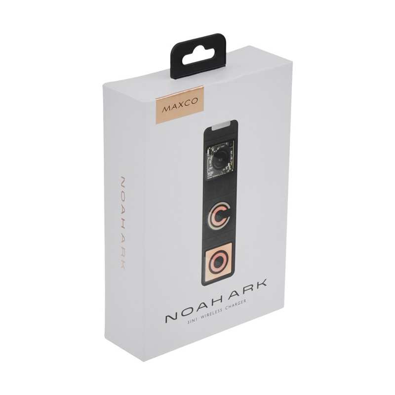 شارژر بی سیم تاشو گوشی آیفون، اپل واچ و ایرپادز با طراحی شفاف مکس کو MCW-02