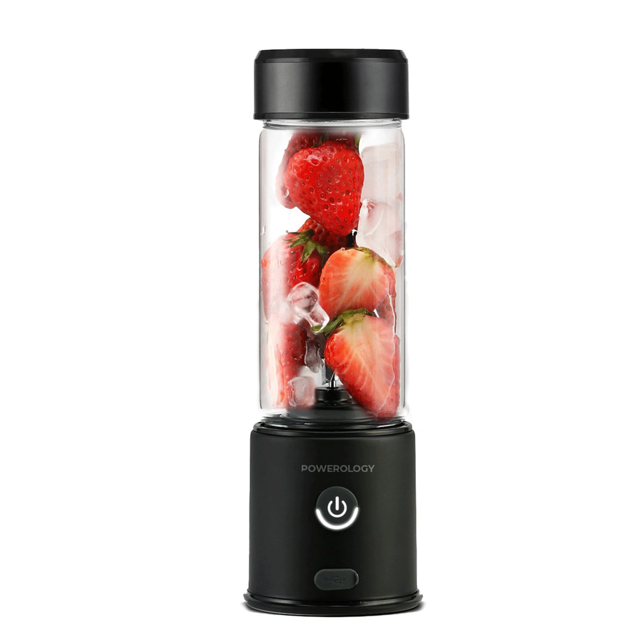 مخلوط کن و شیکر شارژی شش تیغه 450 میلی لیتری 126 وات پاورولوژی PN6BPJBK