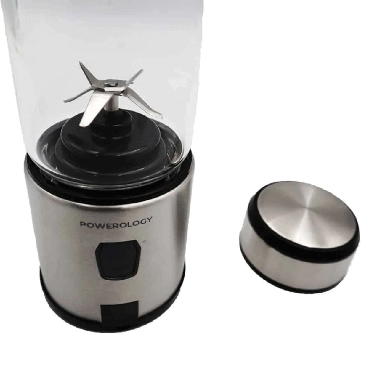مخلوط کن و شیکر شارژی شش تیغه 450 میلی لیتری 126 وات پاورولوژی PN6BPJBK