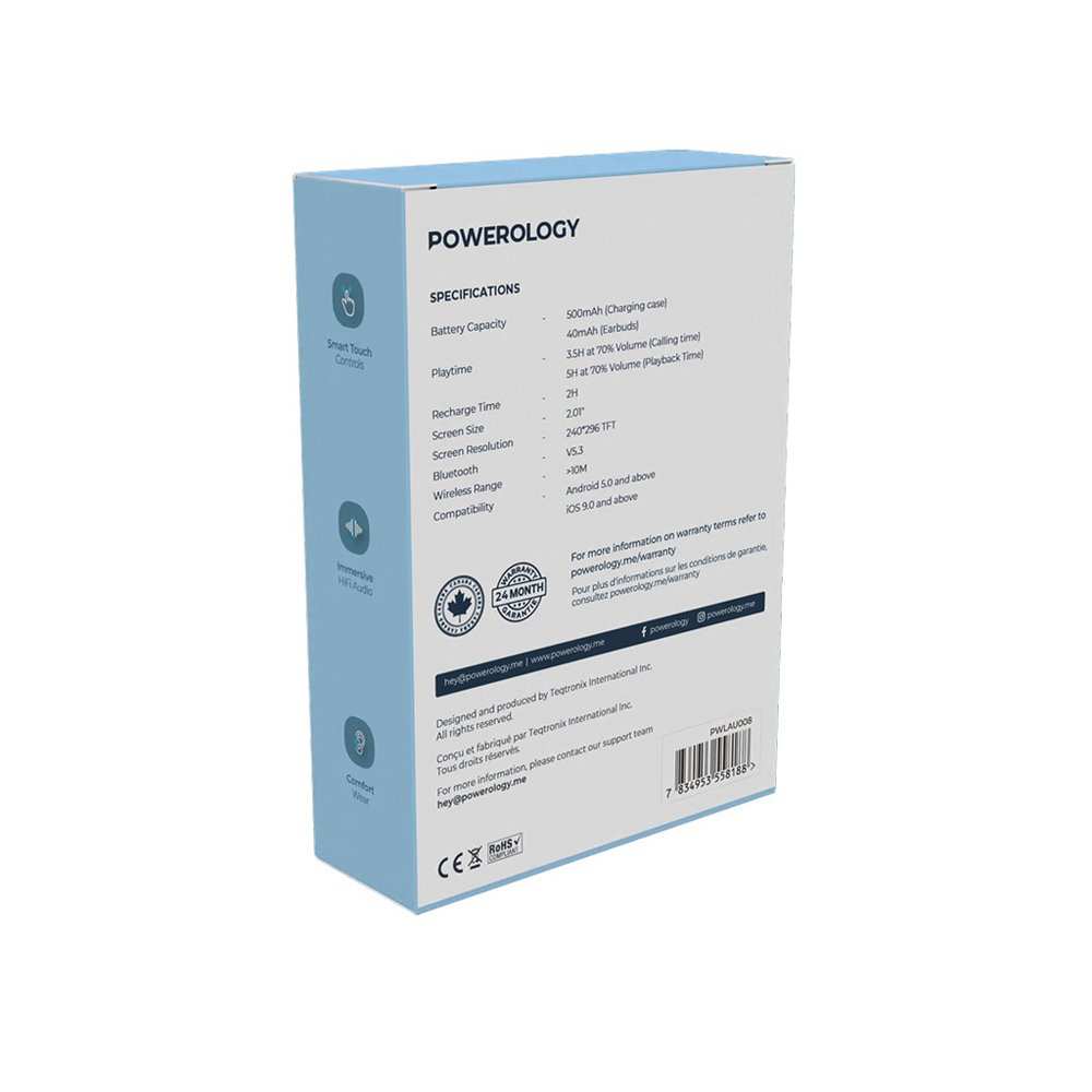 هندزفری بلوتوثی استریو پاورولوژی PW08