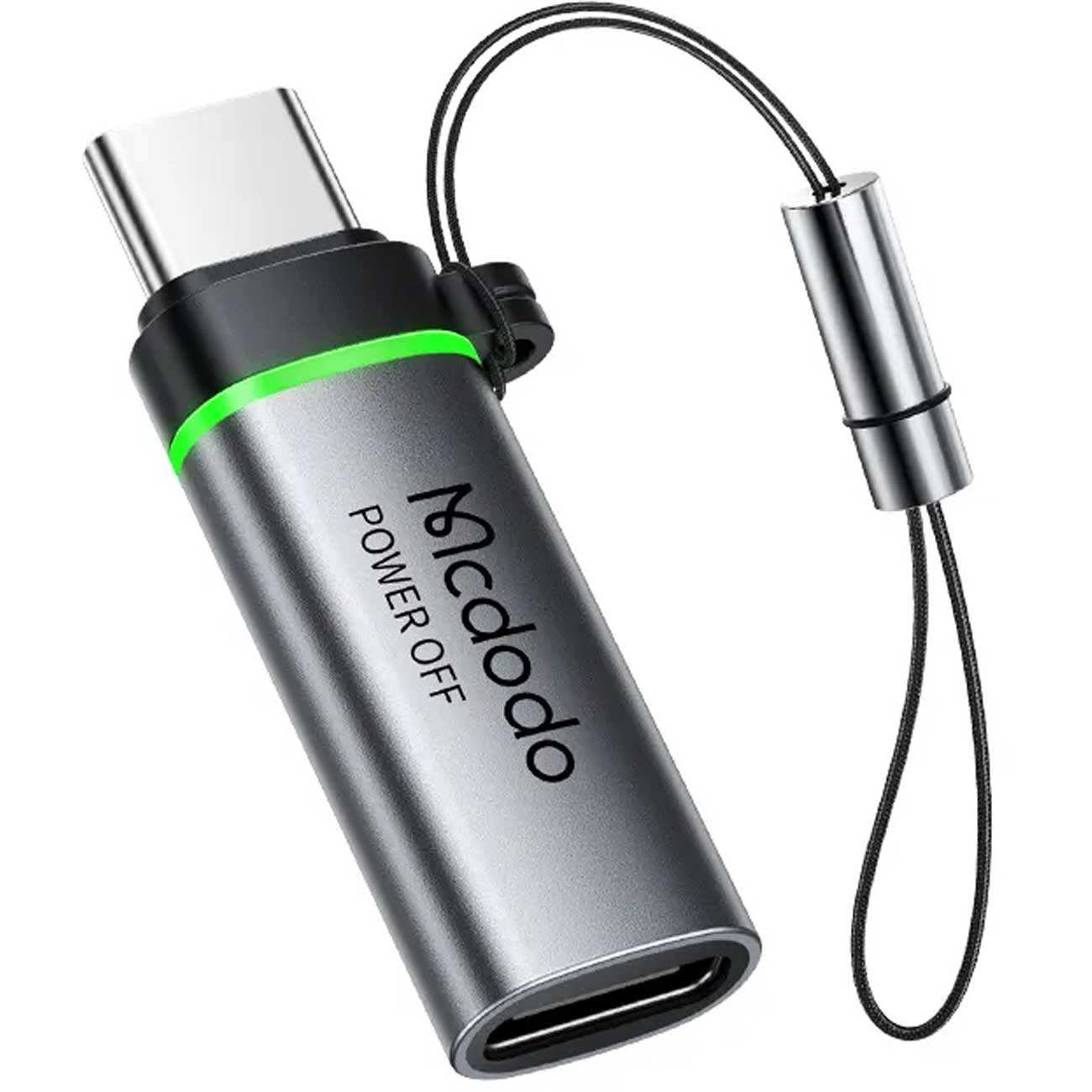 مبدل اوتی جی آیفون تایپ سی به تایپ سی با قابلیت قطع خودکار شارژ مک دودو OT-245