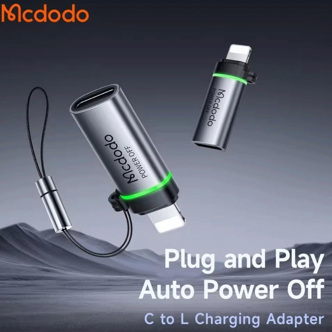 مبدل اوتی جی آیفون تایپ سی به تایپ سی با قابلیت قطع خودکار شارژ مک دودو OT-245