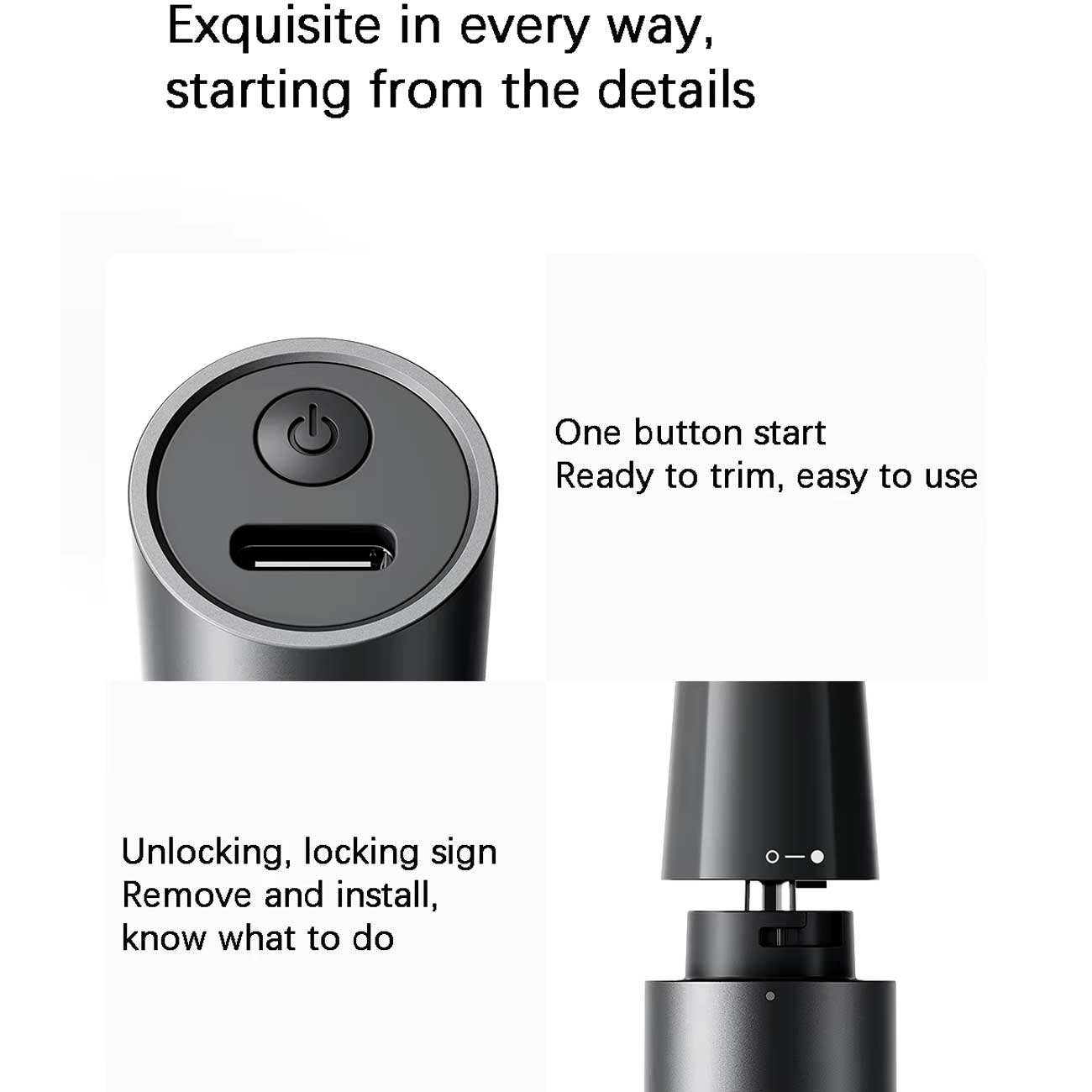 ماشین اصلاح موی بینی شارژی میجیا شیائومی MJGHB1LF