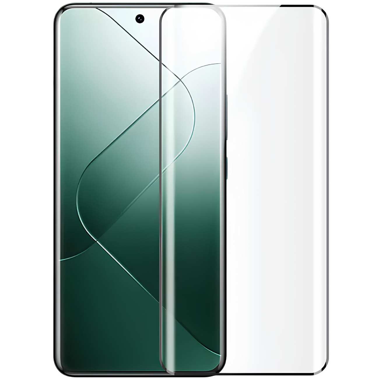 گلس منحنی شیائومی 14 پرو نیلکین ( دو عددی ) Impact Resistant Curved