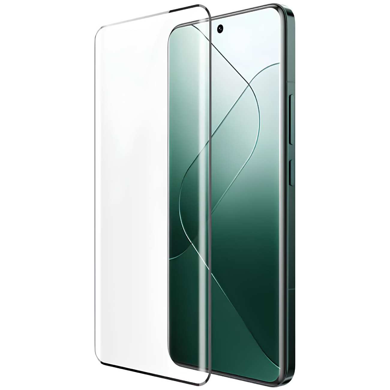 گلس منحنی شیائومی 14 پرو نیلکین ( دو عددی ) Impact Resistant Curved