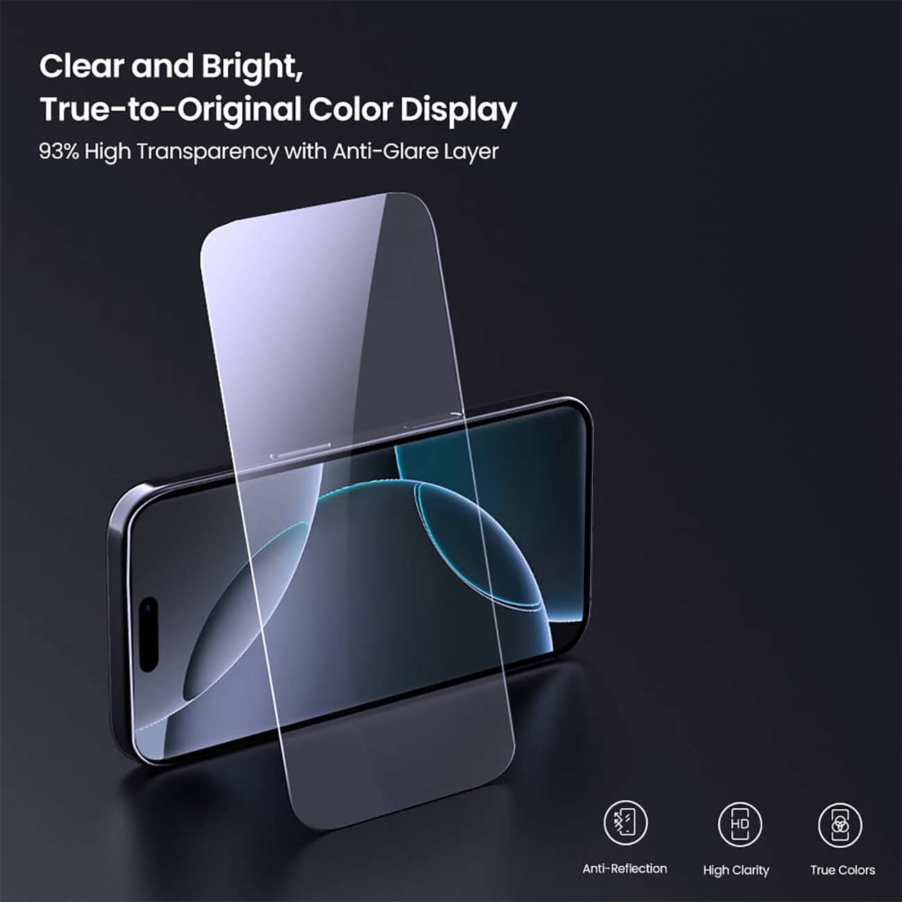 گلس شفاف آیفون 16 پرومکس نیلکین Amazing H+ Pro