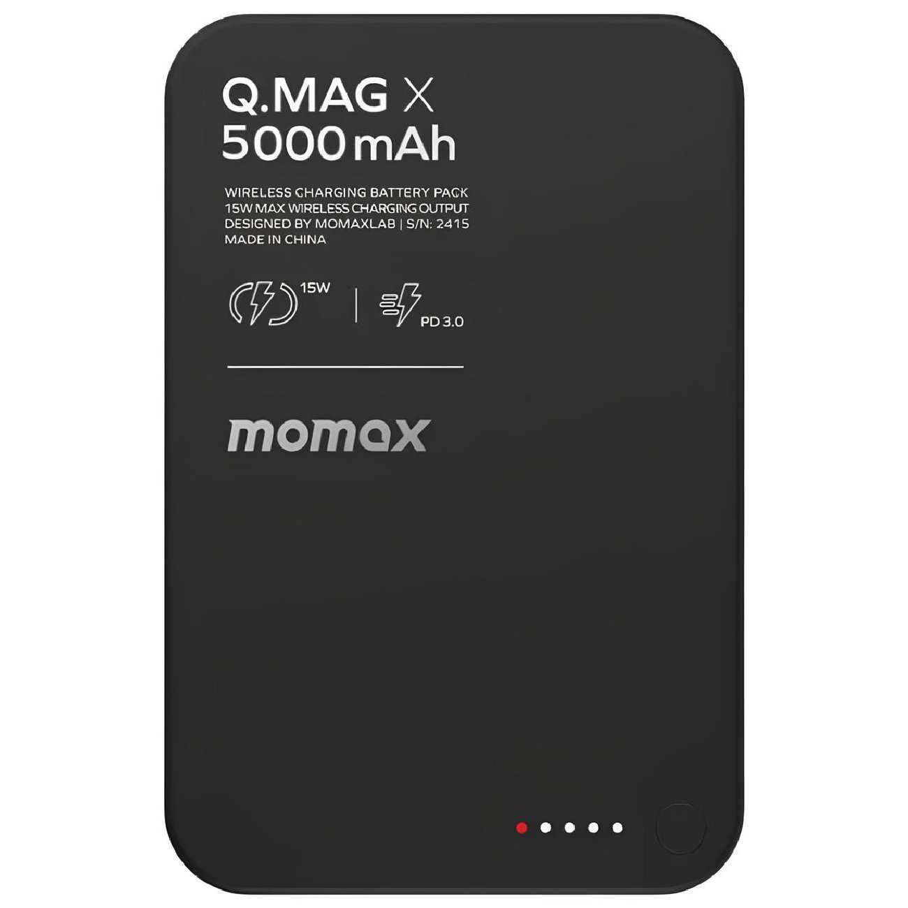 پاور بانک وایرلس مگنتی 15 وات 5000 مومکس Q.Mag X