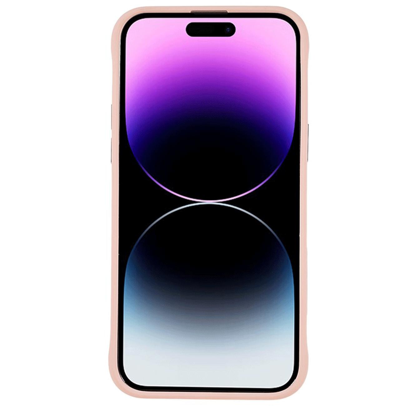 قاب محافظ گوشی آیفون 16 طرح گربه با زنجیر و عینک واقعی نیمی YJ202104