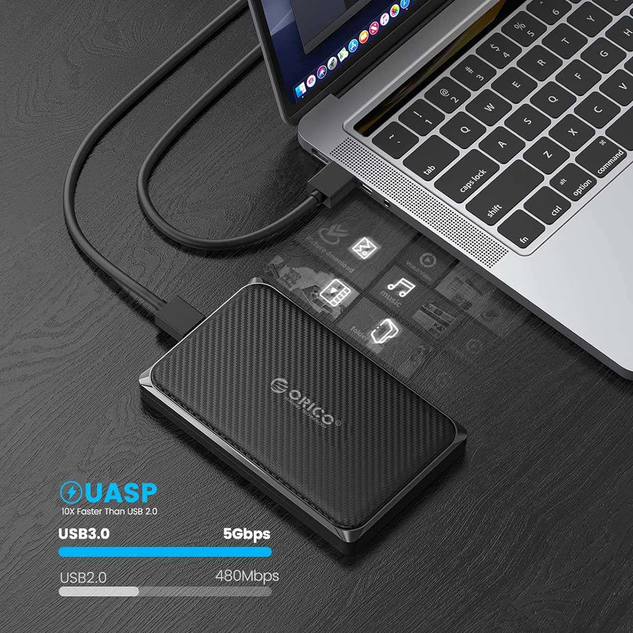 باکس هارد دیسک 2.5 اینچ اوریکو 2189U3-V1