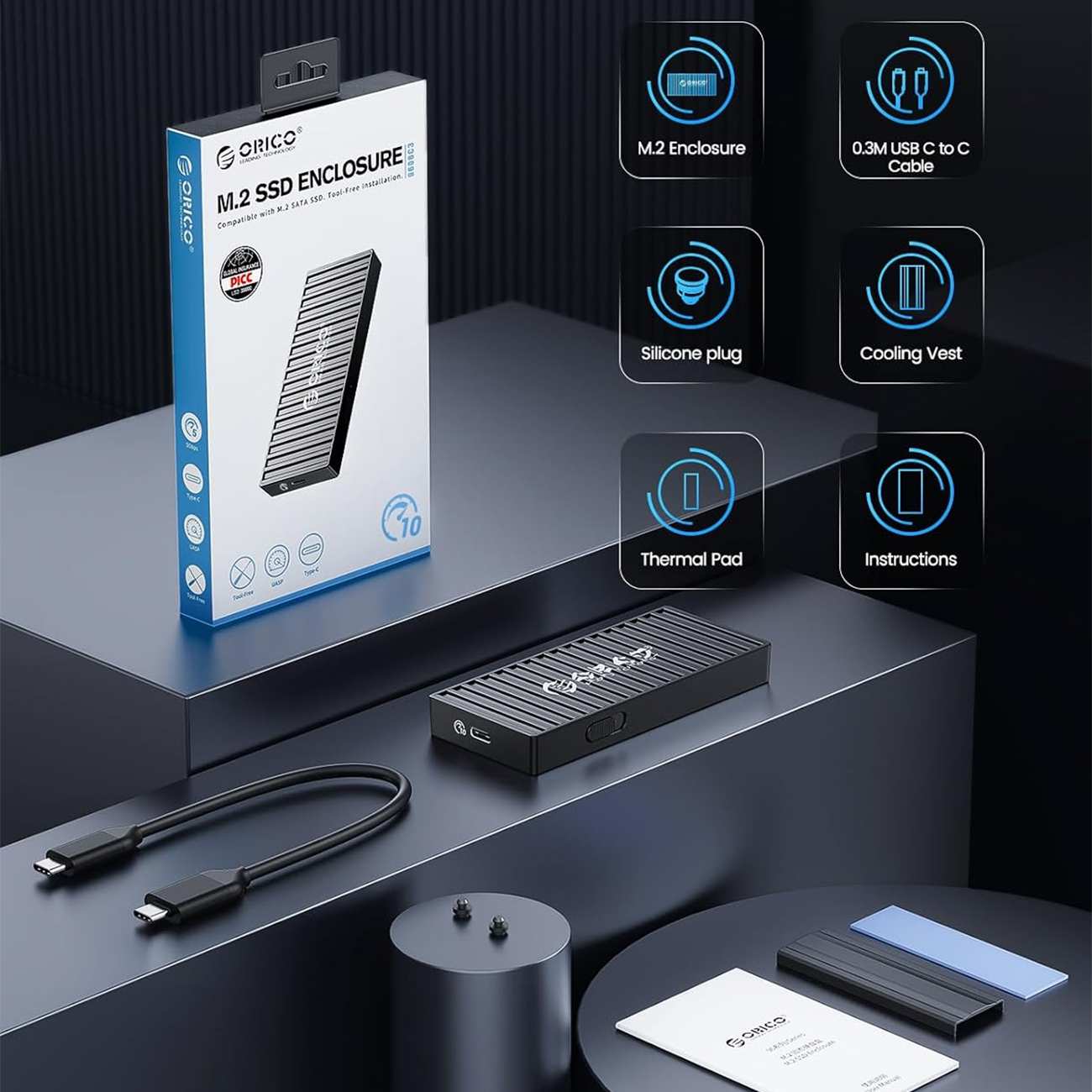 باکس هارد اس اس دی اوریکو 9610-C3