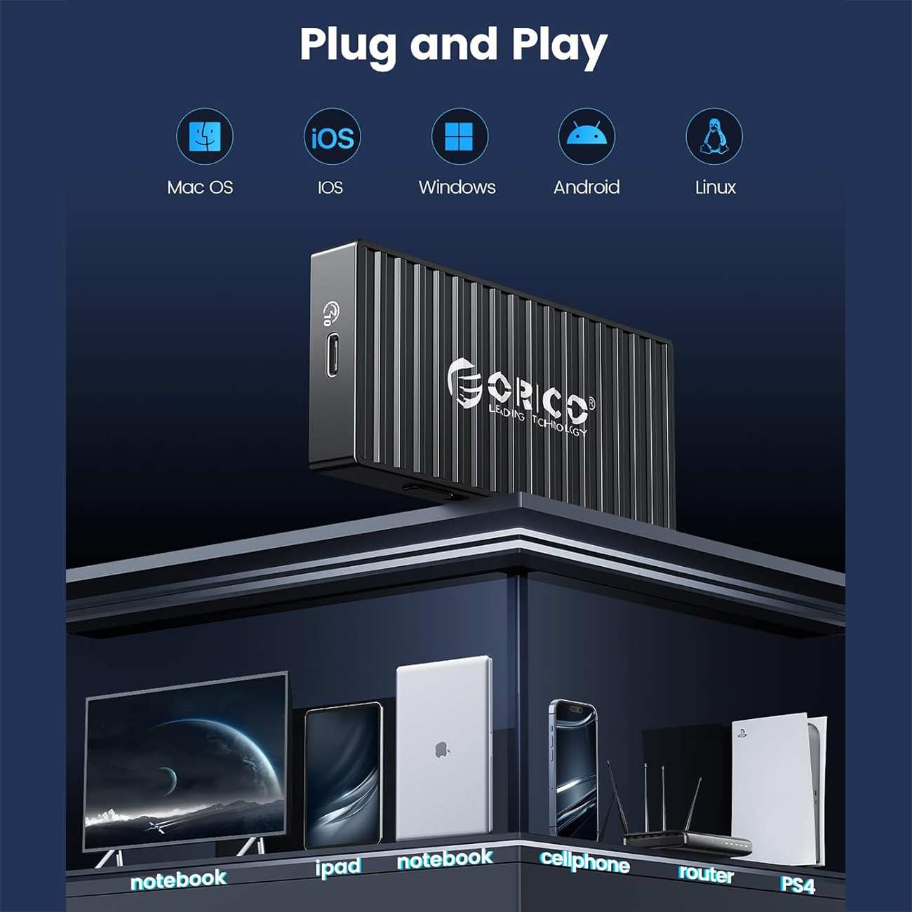 باکس هارد اس اس دی اوریکو 9610-C3