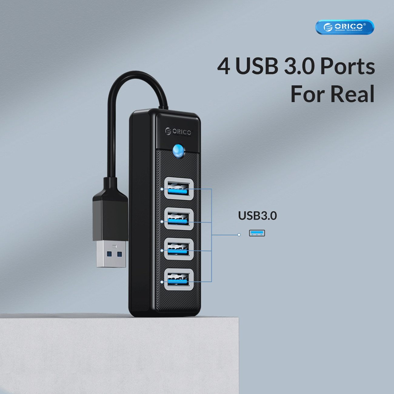هاب یو اس بی اوریکو PW4U-U3