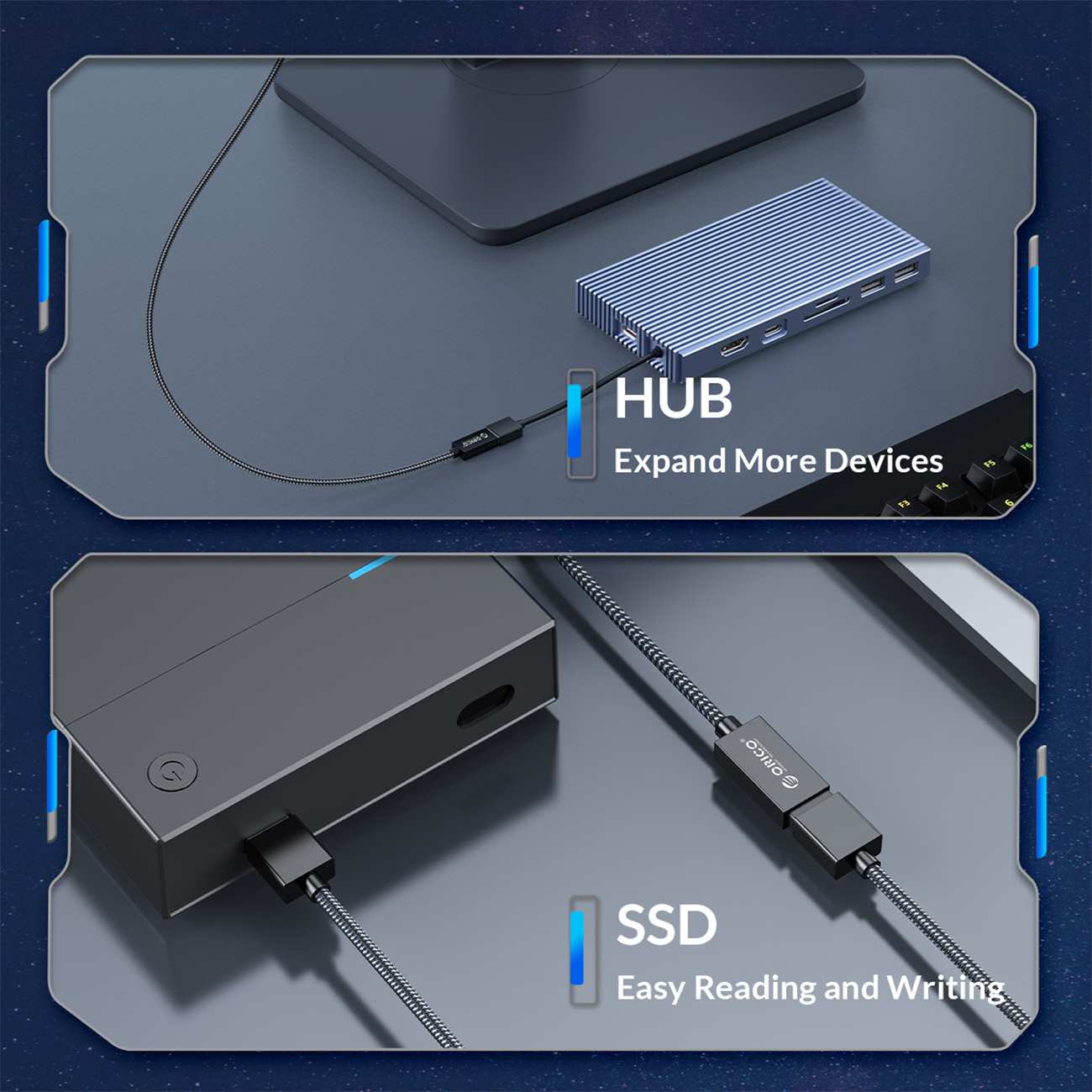 مبدل و کابل شارژ تایپ سی به یو اس بی 3.1 یک متری 3 آمپر اوریکو CAF31-10