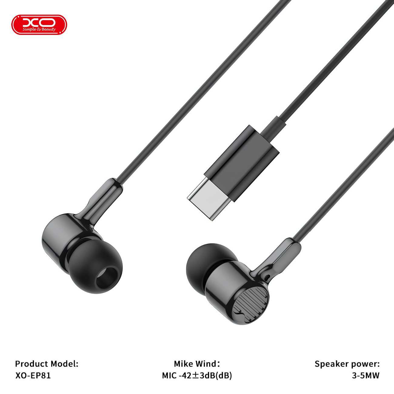 هندزفری تایپ سی ایکس او EP81