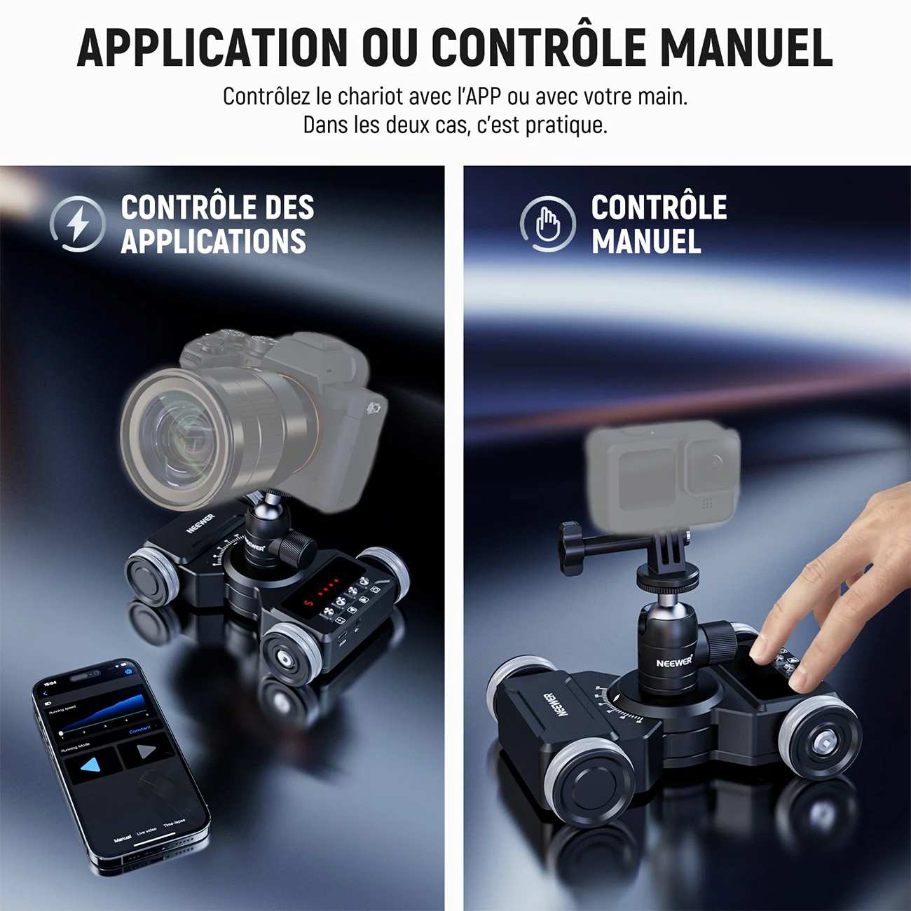 چرخ دالی ویدئویی با موتور الکتریکی DL300