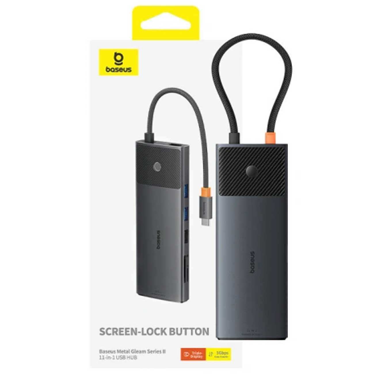 هاب تایپ سی 11 پورت بیسوس BS-OH098 B00061801123-00