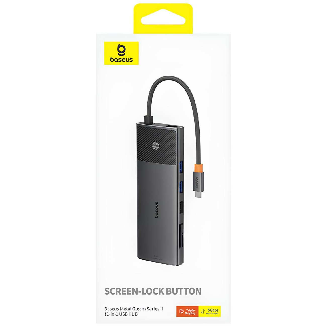 هاب تایپ سی 11 پورت بیسوس BS-OH098 B00061801123-00