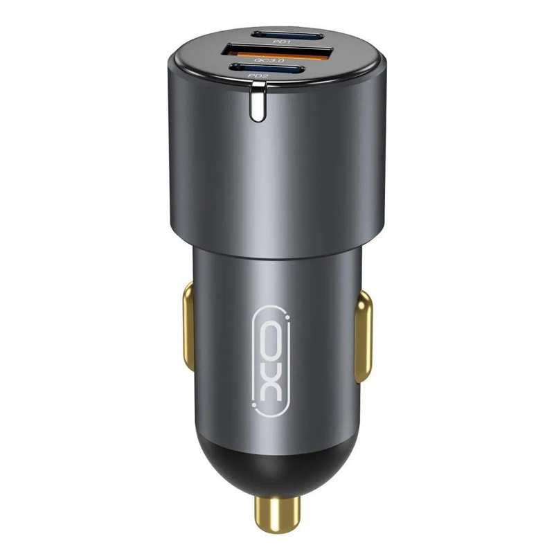 شارژر فندکی فست شارژ ماشین 60 وات تایپ سی ایکس او CC45