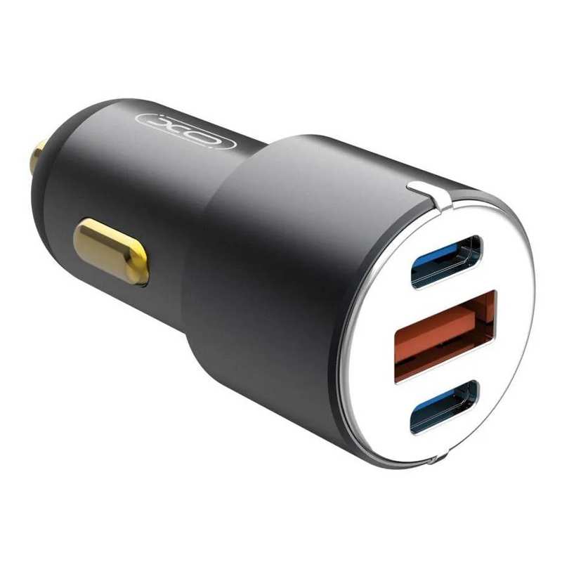 شارژر فندکی فست شارژ ماشین 60 وات تایپ سی ایکس او CC45