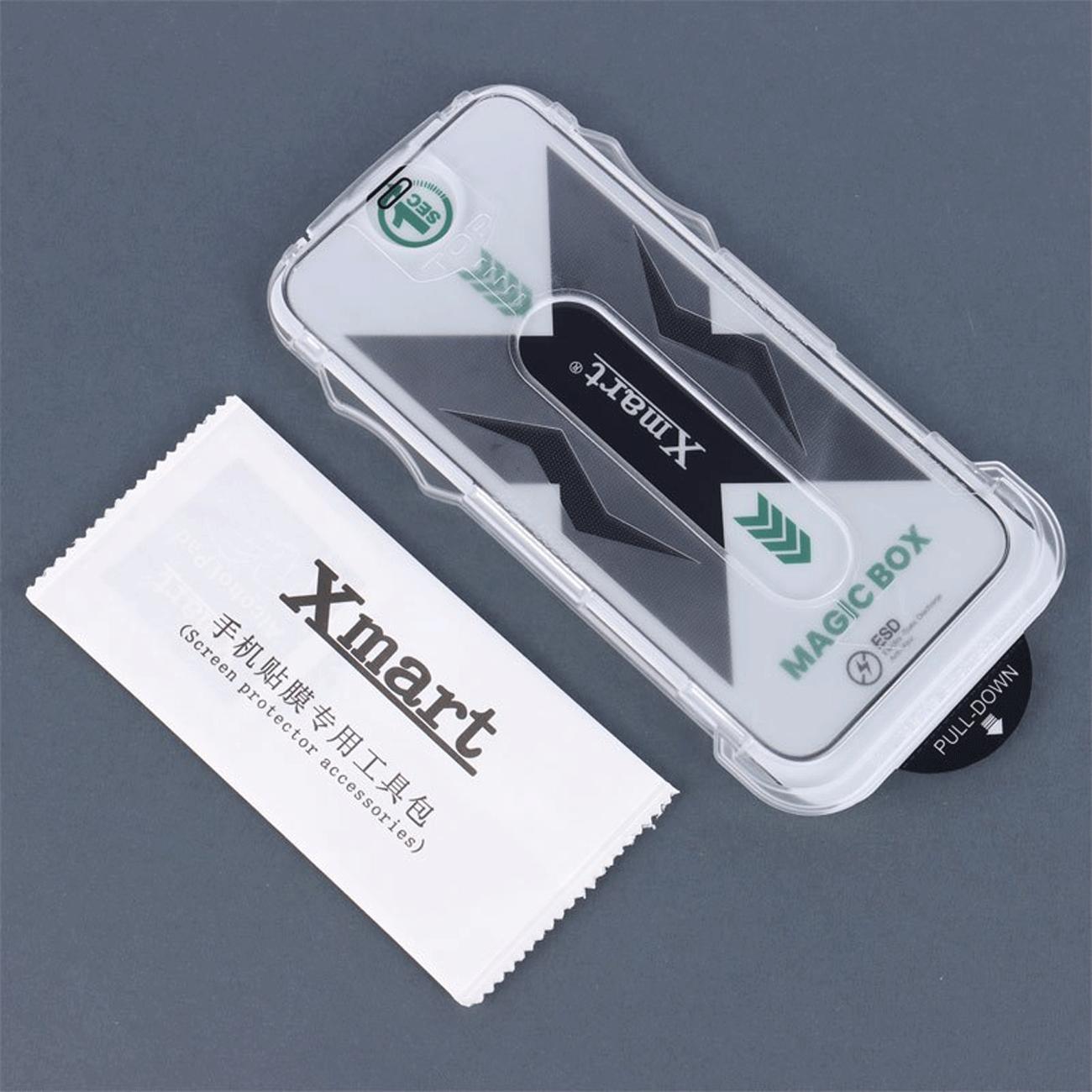 گلس آیفون 16 پرو با ابزار نصب ایکس مارت