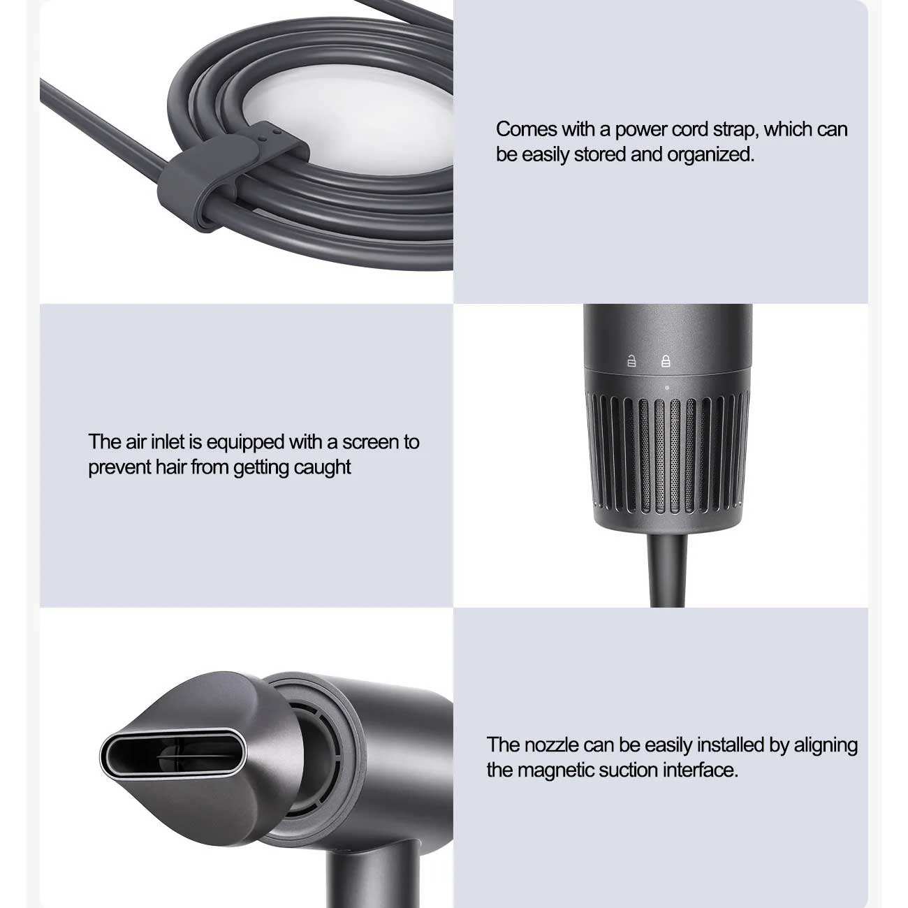 سشوار حرفه ای 1600 وات دوکو شیائومی H900