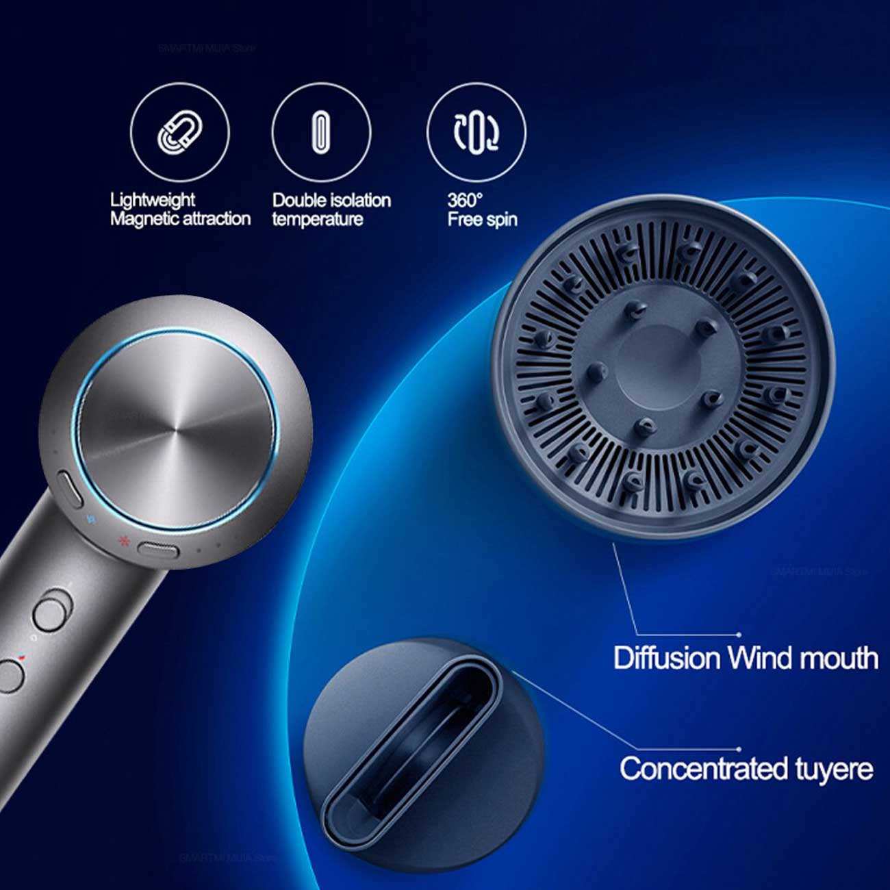 سشوار حرفه ای 1600 وات دوکو شیائومی H900