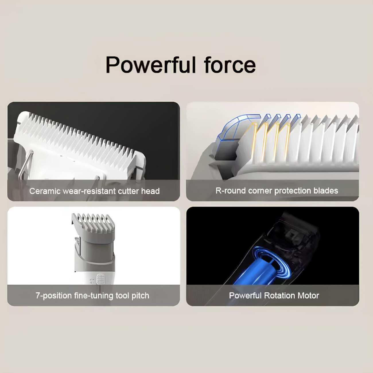 ماشین اصلاح موی سر و صورت شارژی دوکو شیائومی HC001