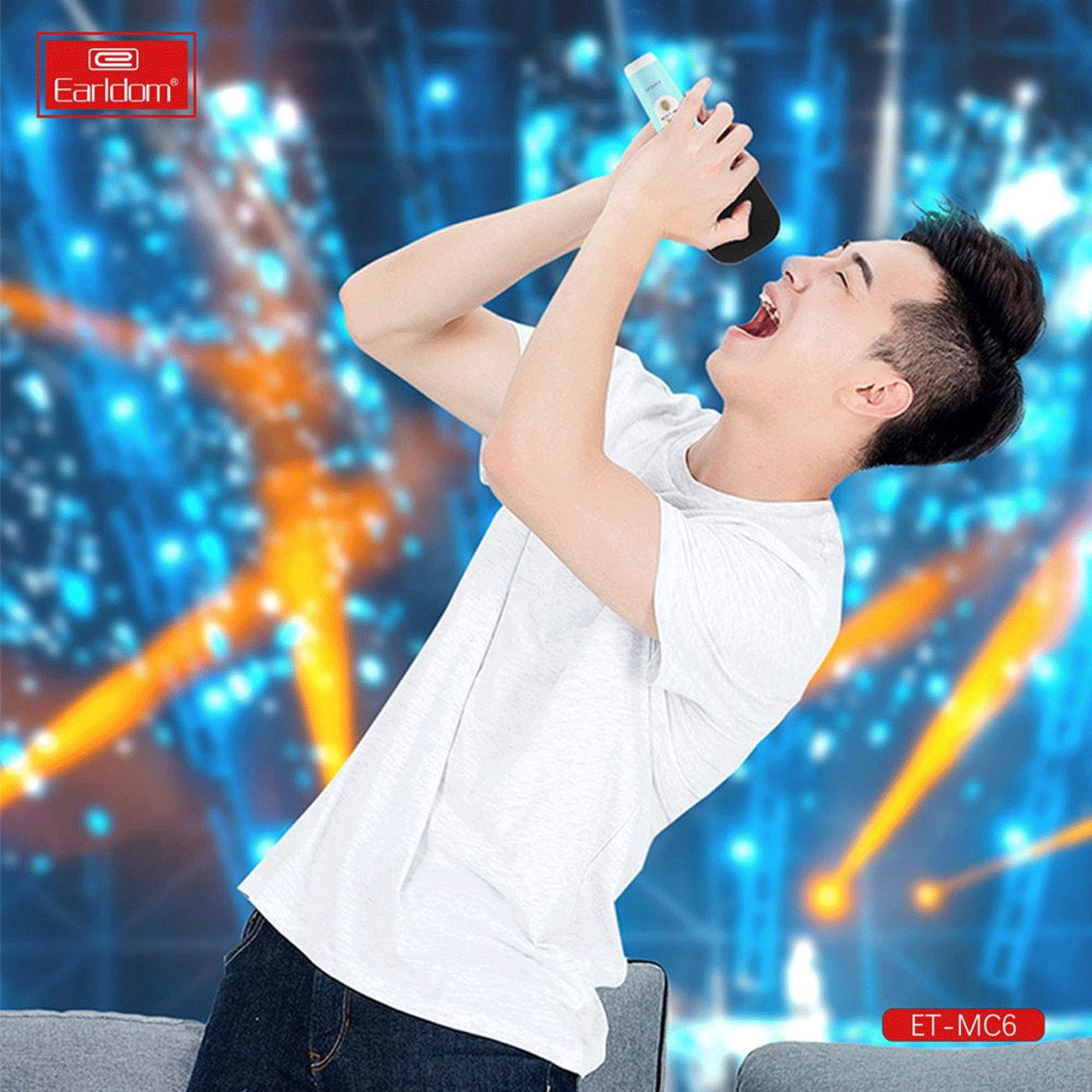 میکروفون بی سیم شارژی ارلدام ET- MC6