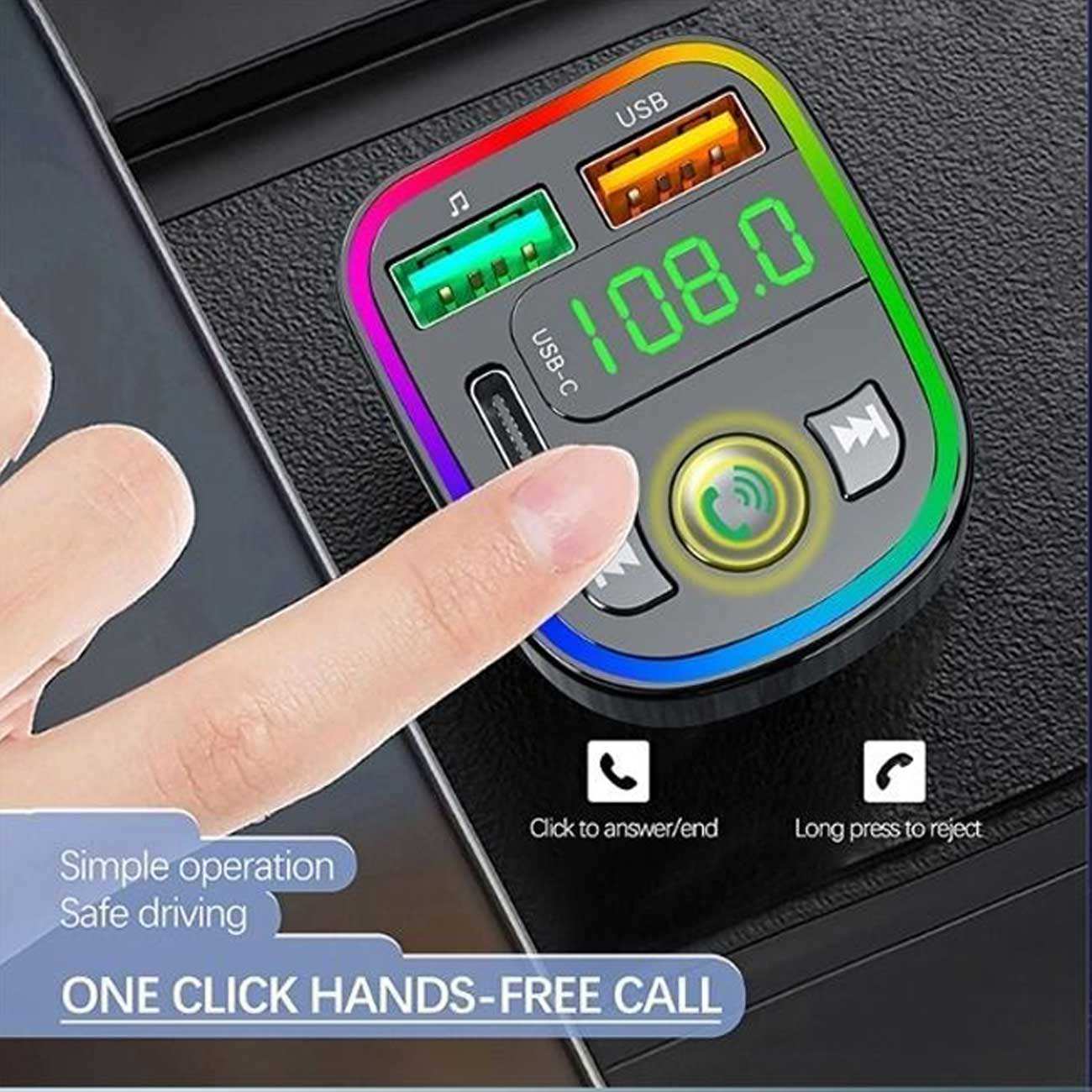 شارژر فندکی فست شارژ ماشین 3.1 آمپر و افامپلیر ارلدام M103