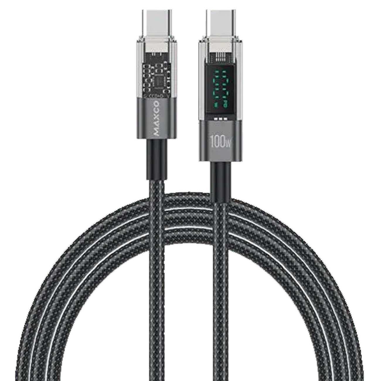 کابل سوپر فست شارژ دو سر تایپ سی 100 وات 2 متری مکسکو MS03CC