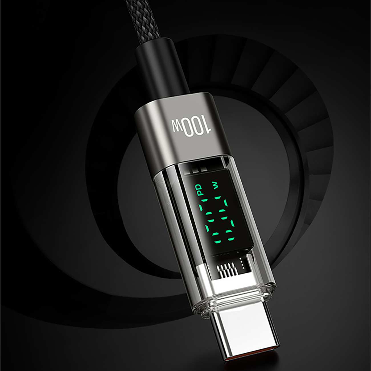 کابل سوپر فست شارژ دو سر تایپ سی 100 وات 2 متری مکسکو MS03CC