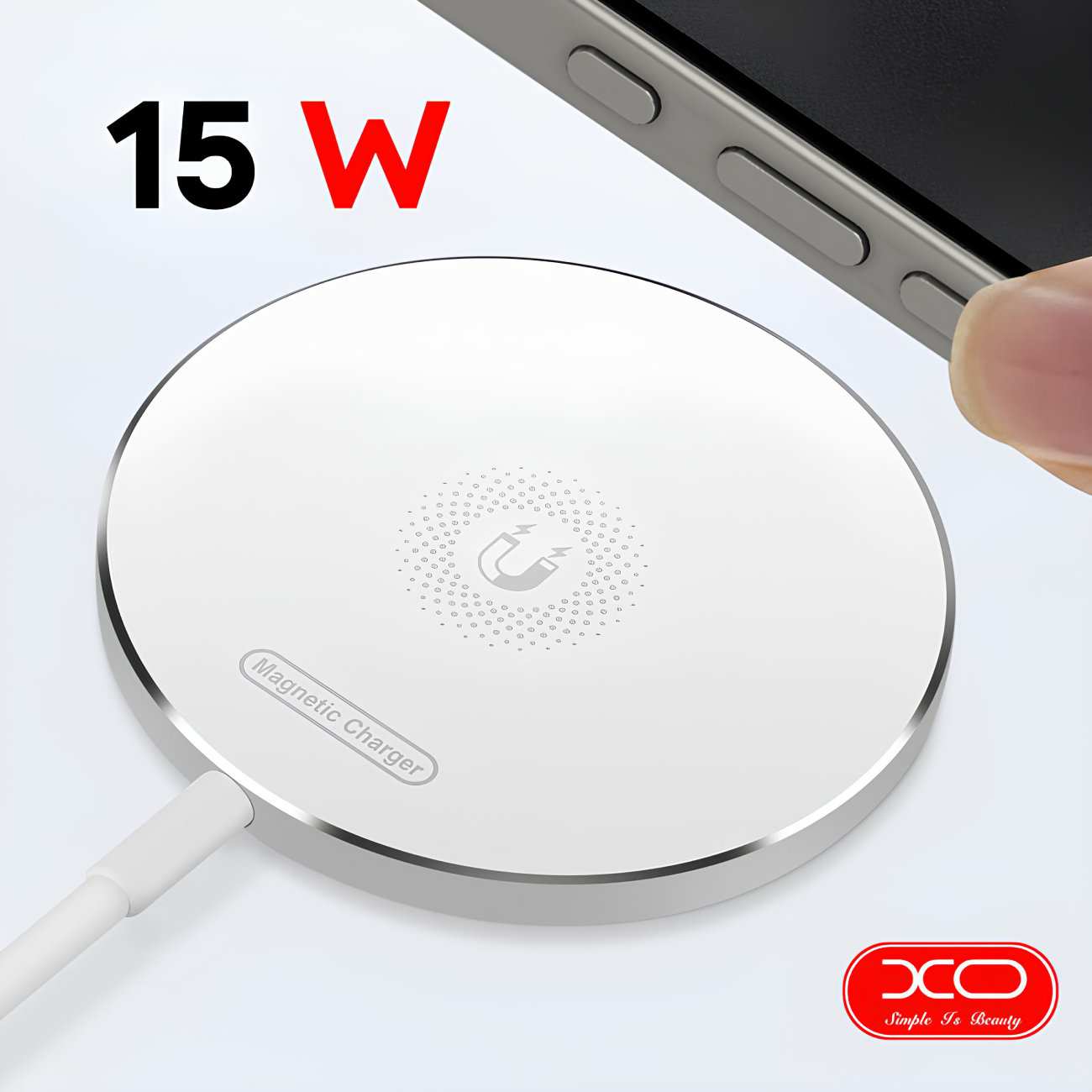 شارژر بی سیم مگنتی 15 وات ایکس او CX022