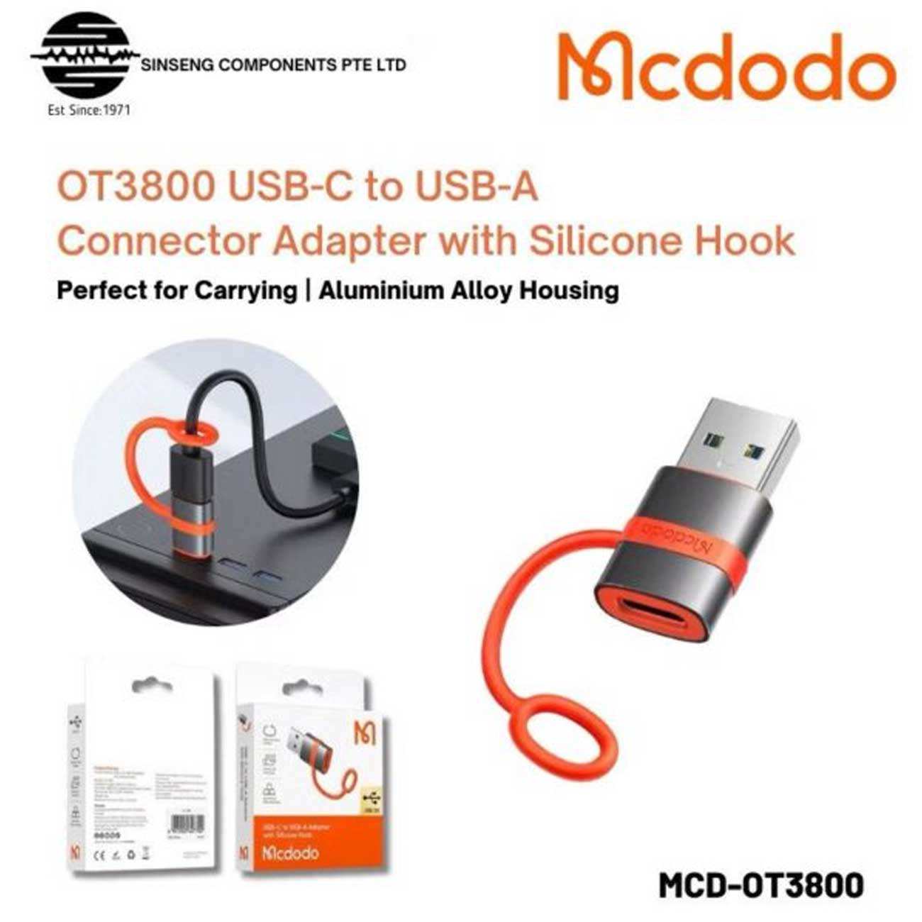 مبدل او تی جی تایپ سی به یو اس بی 3.0 مک دودو OT-3800