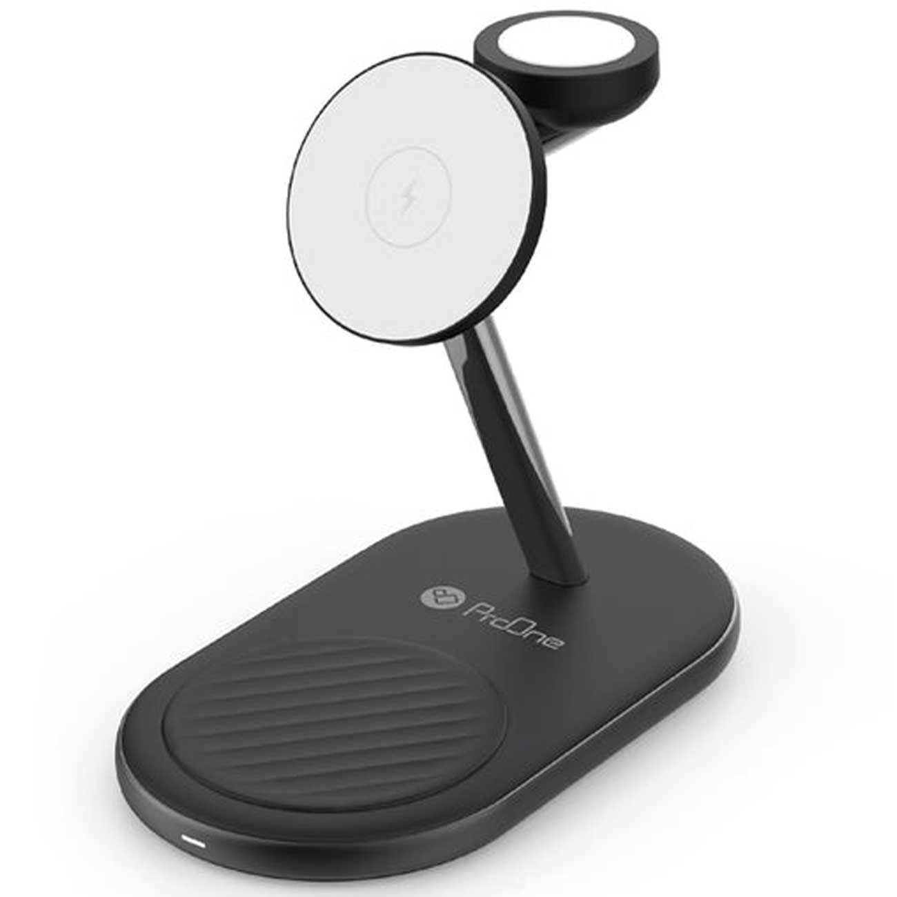 شارژر بی سیم مگنتی و پایه نگهدارنده موبایل 3 در 1 پرووان PWL810