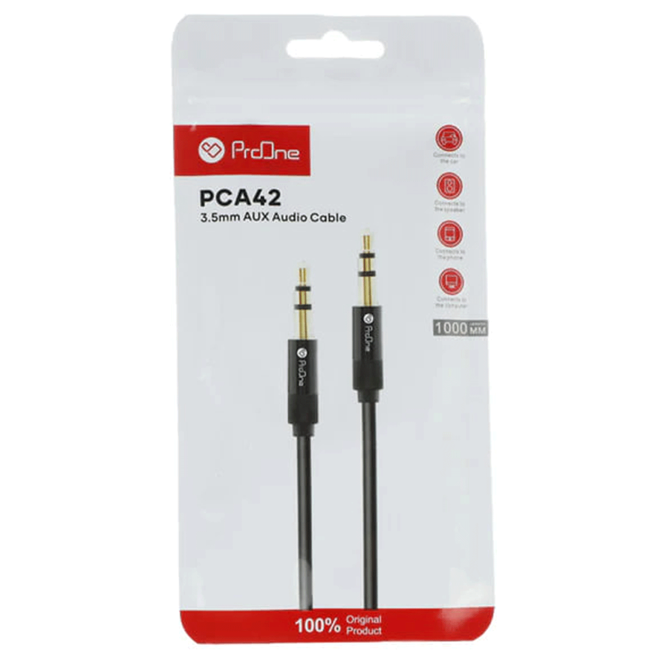 کابل صدای جک 3.5 میلی متری یک متری پرووان PCA42