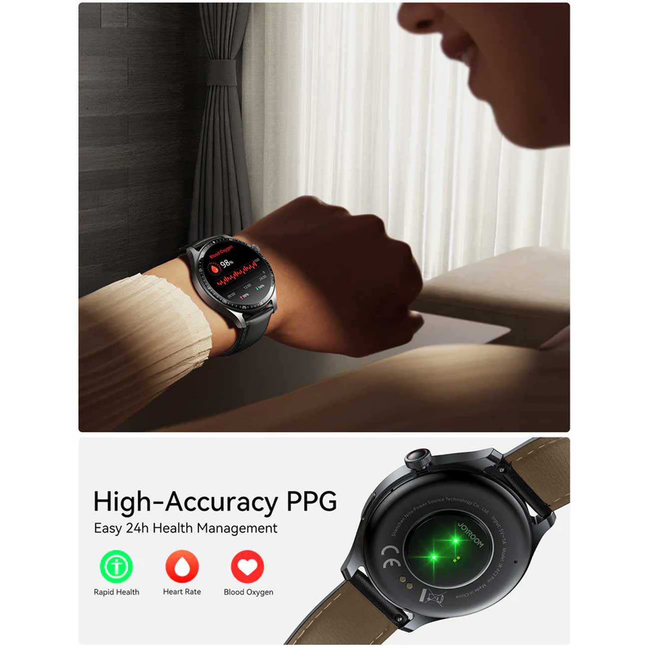 ساعت هوشمند ضدآب جویروم JR-FC2 Pro