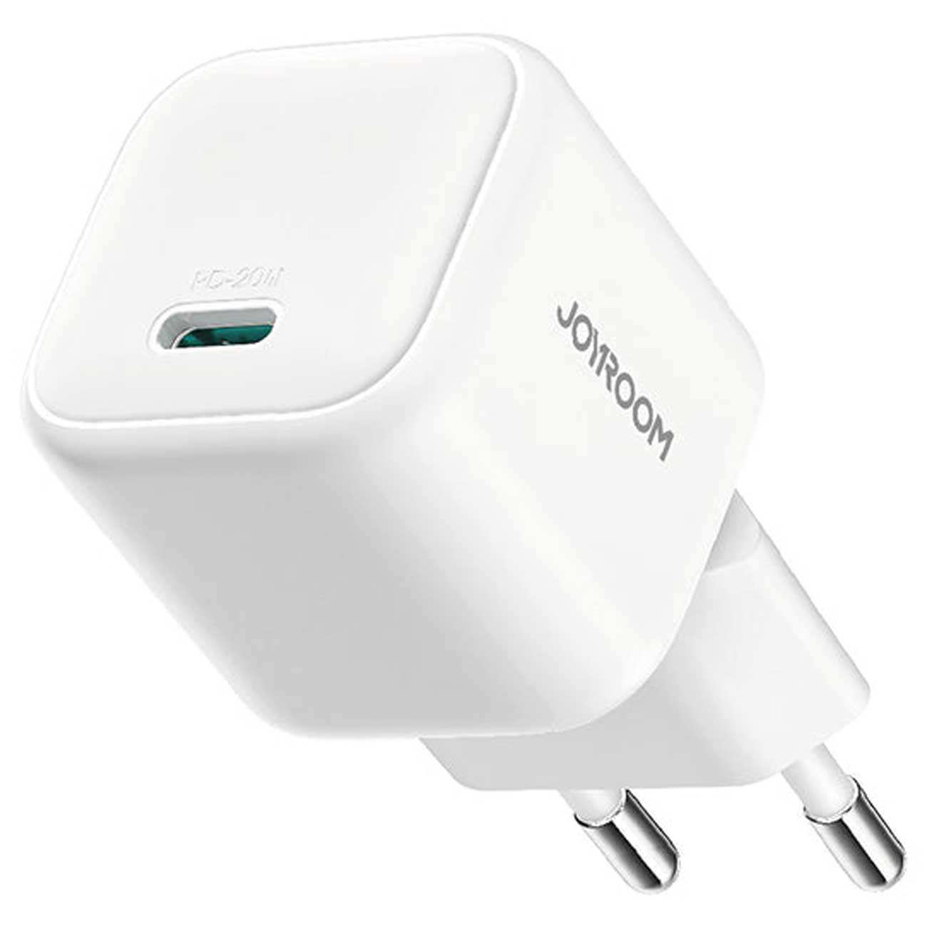 مینی شارژر دیواری فست تایپ سی 20 وات جویروم JR-TCG08EU