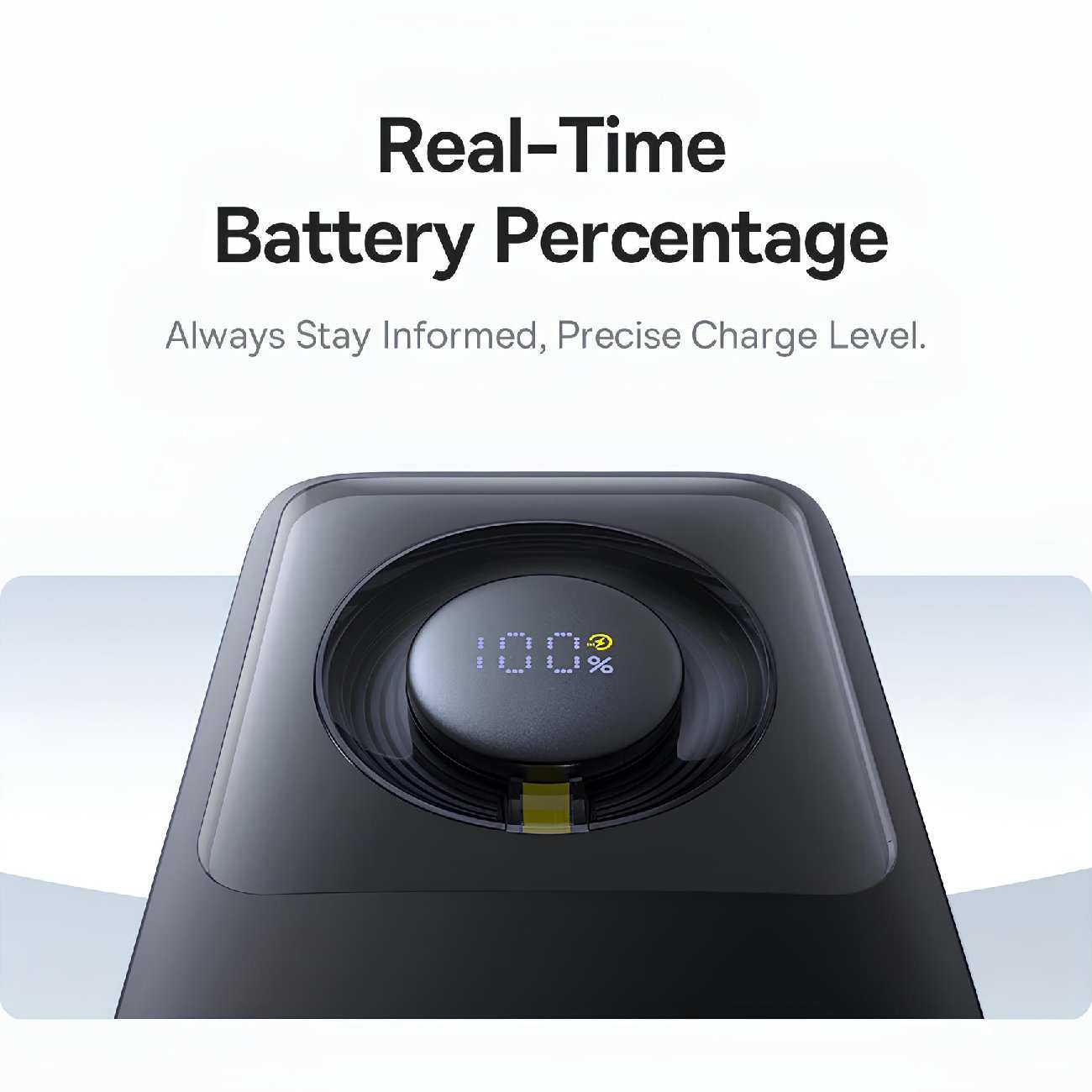 پاور بانک فست شارژ تایپ سی 65 وات 20000 با کابل تایپ سی بیسوس P10070900122-00