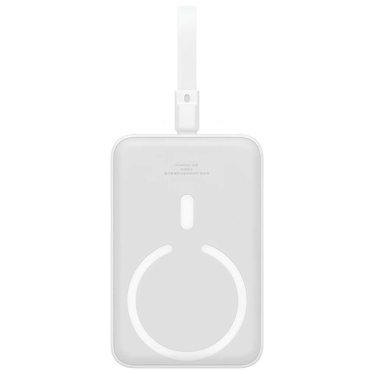 پاور بانک وایرلس مگنتی 20 وات 10000 با کابل لایتنینگ بیسوس P10022108212-00