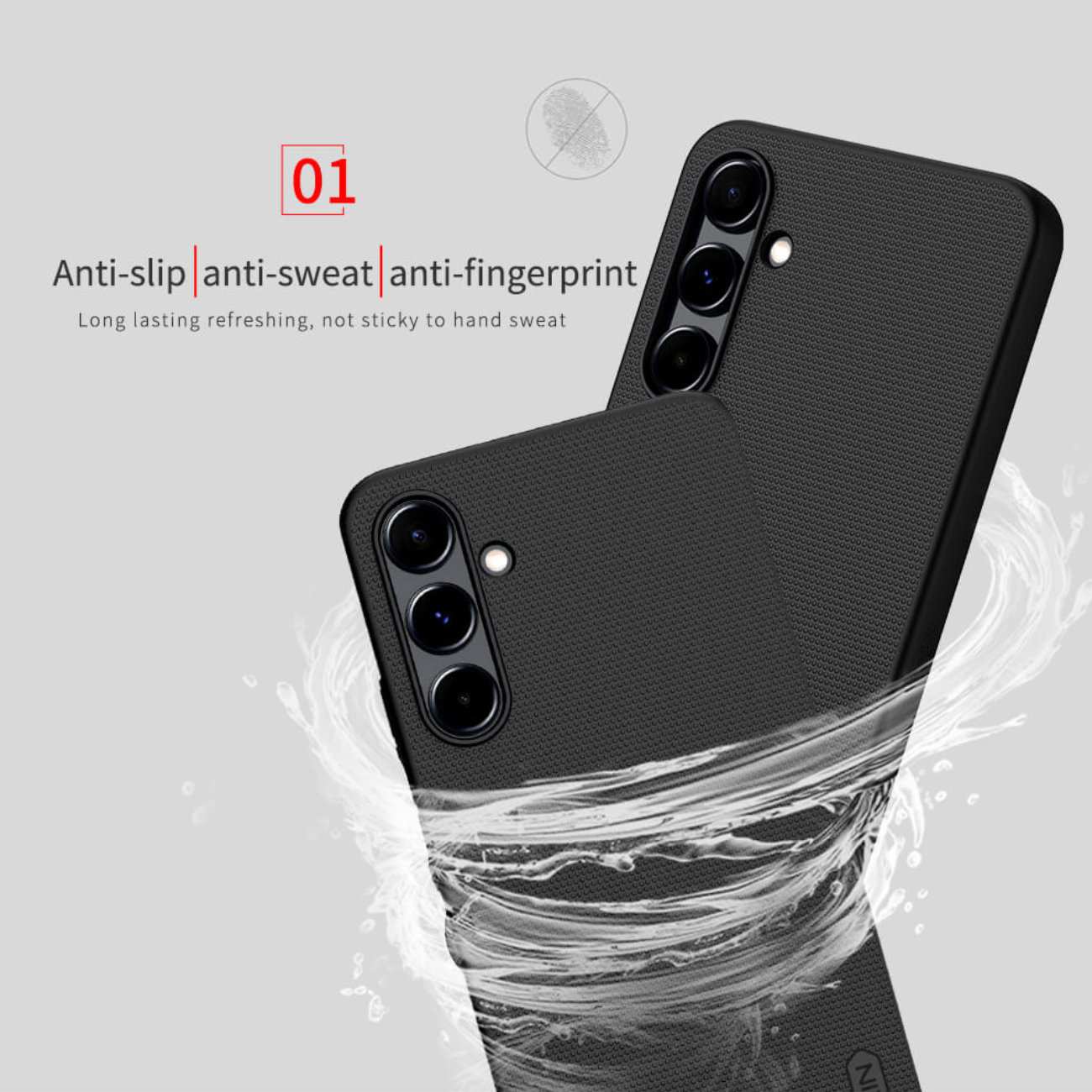 قاب محافظ سامسونگ گلکسی A16 فورجی و فایو جی نیلکین Super Frosted Shield