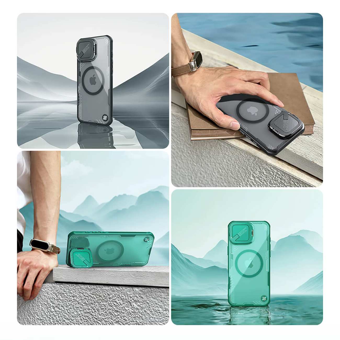قاب مگ سیف گوشی آیفون 16 نیلکین Iceblade Prop Magnetic